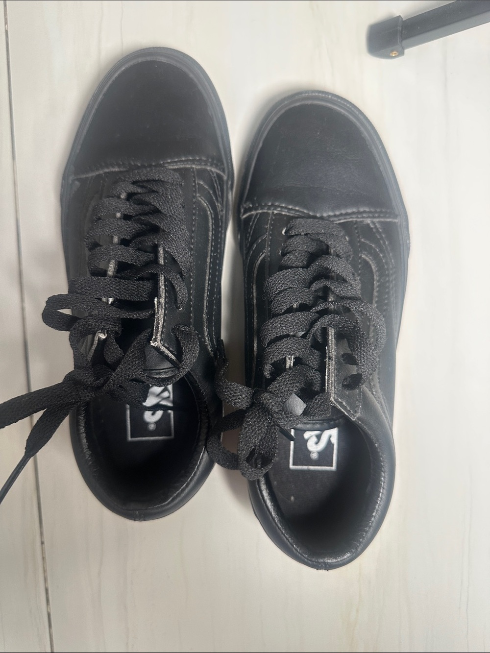 Vans Black Low-Top Skate Sneakers